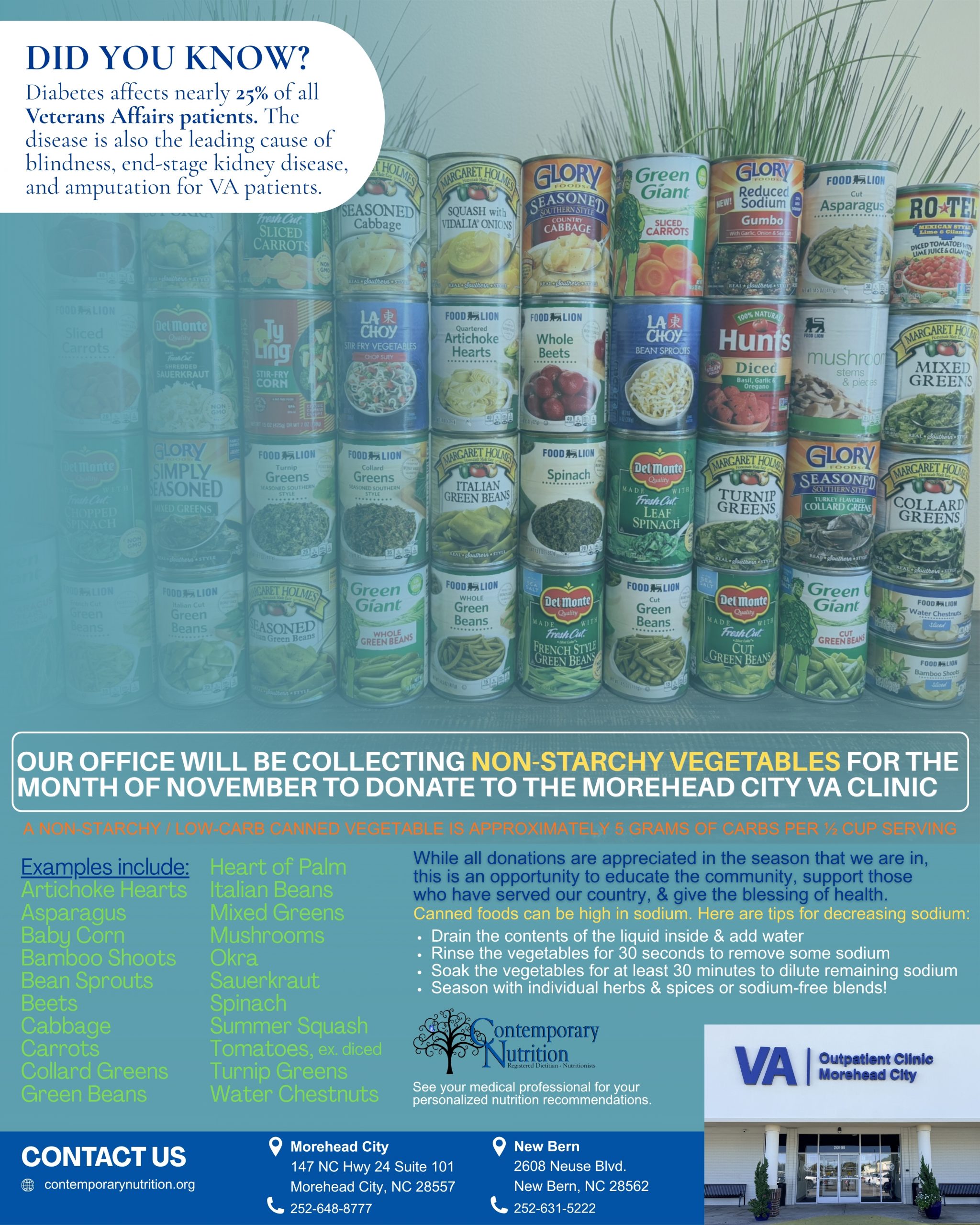 2025 CANNED FOOD DRIVE - VA CLINIC